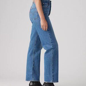 Levi's Ribcage Straight Ankle Length - Medium Wash